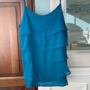 New York & Company Tiered Spaghetti Strap Top